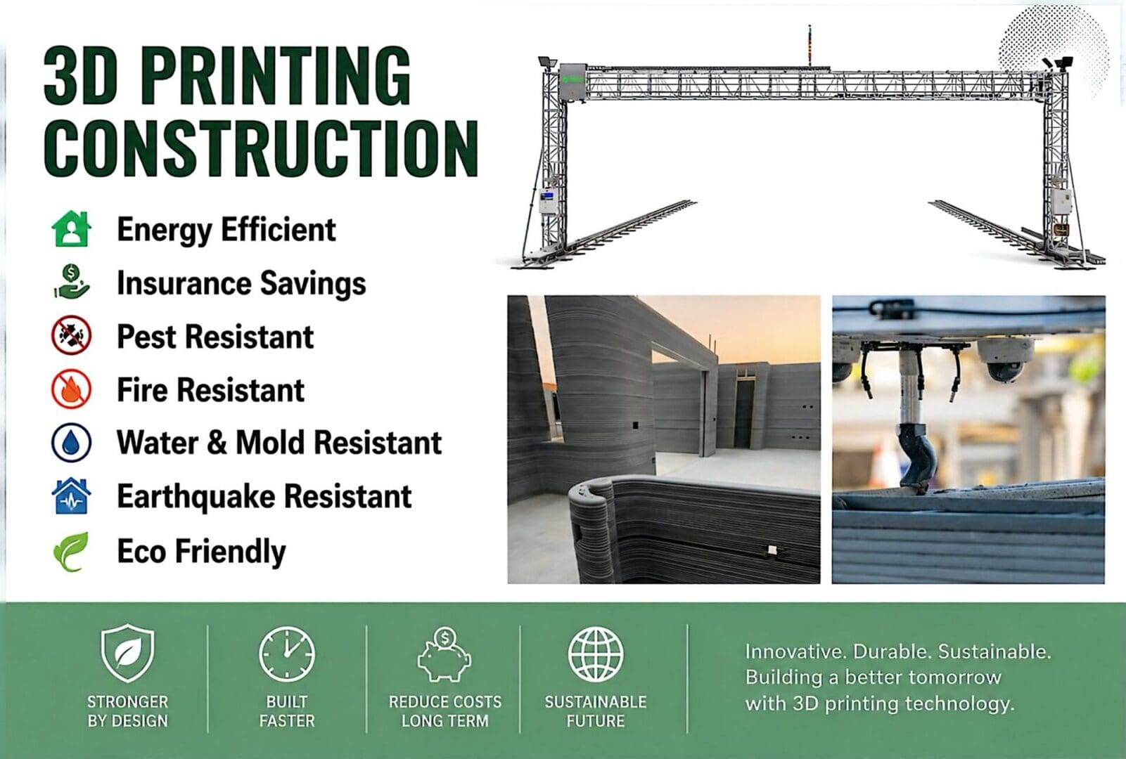 As part of the due diligence process for Norwood Studios, the TTC Trust is evaluating 3D-printed concrete construction as a potential building system for the proposed mixed-use redevelopment.

This technology has been recognized for its potential to improve construction efficiency, durability, and long-term sustainability while supporting innovative approaches to workforce housing and mixed-use development.

The final construction method will be determined through engineering, market feasibility, financing, regulatory review, and City approvals.